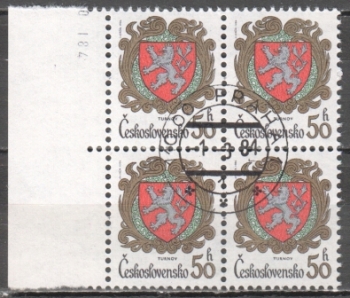 2634 čtyřblok ● - 1984